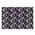 thumbnail image 1 of Geometric Cutting Board, Abstract Triangles with Dark and Pale Color Shades, Decorative Tempered Glass Cutting and Serving Board, Small Size, Dark Purple Lilac, by Ambesonne, 1 of 1
