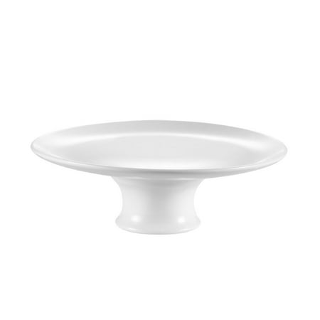 

Flat Cake Plate W/ Foot 12 Porcelain 2 packs