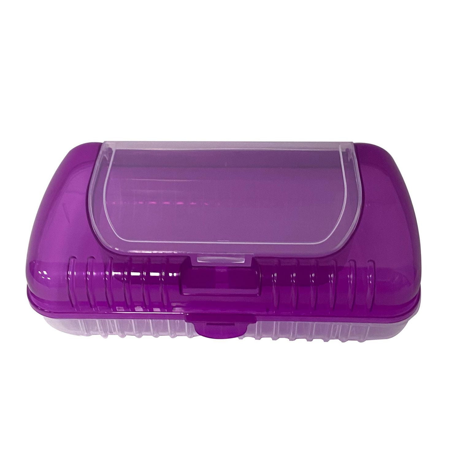 DOUBLE LAYER PLASTIC BOX PURPLE