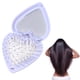 thumbnail image 5 of Salud y belleza, Herramientas de belleza, Peines, Peines, Mini cepillo de pelo para bolso, cepillo de pelo plegable de viaje con forma de corazón, mini cepillo de espejo de bolsillo, mini peine de pel, 5 of 5