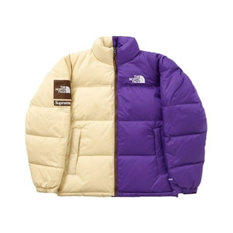 Supreme Men's The North Face Leather Nuptse Jacket Black, from