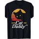 thumbnail image 1 of Camisetas gráficas de humor negro. Camiseta vintage de los años 80 con diseño de gato desgastado., 1 of 6