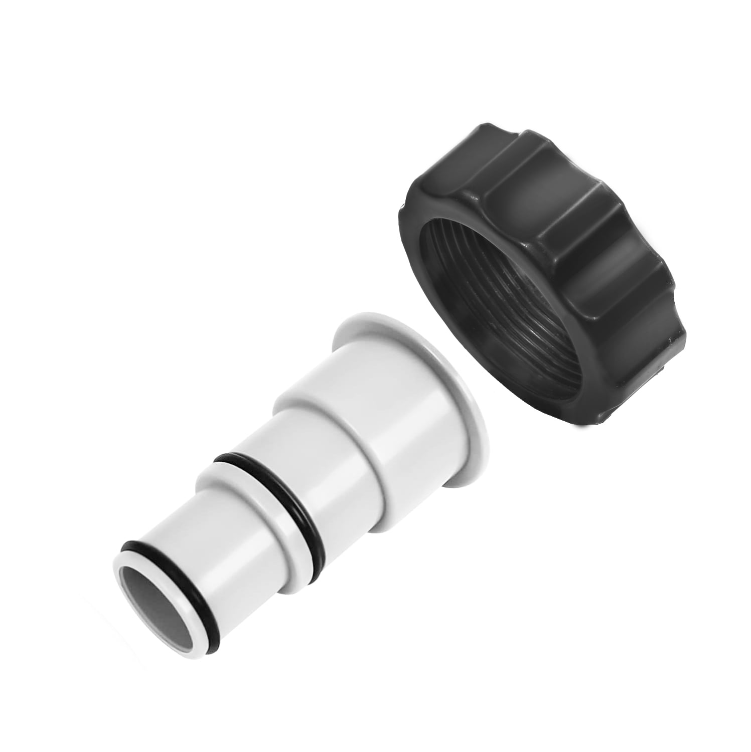 XtremepowerUS (2-Pack) Replacement Pool Hose Adapter For Intex Pool Sets With 1.5" & 1.25" Hoses, Fits Filter Pumps, Chlorine Generators, Salt Systems With Threaded Hose Connections