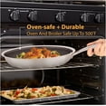 thumbnail image 6 of Mainstays 12-inch Tri-Ply Stainless Steel Hybrid Non-Stick Fry Pan with Cool Touch Handle, 6 of 16