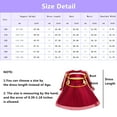 thumbnail image 4 of Girls Princess Dress Tulle Striped Long Sleeve Christmas Birthday Wedding Party Gown, 4 of 7