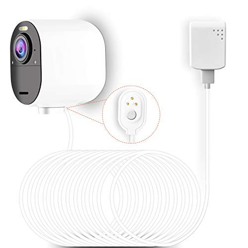 tvetydigheden Mona Lisa Melting 10ft/3m Arlo Ultra Cable, Taken Weatherproof Outdoor/Indoor Magnetic Charging  Cable and Power Adapter for Arlo Ultra 4K, Ultra 2, Arlo Pro 3, Pro 4  Security Camera (White) - Walmart.com