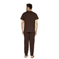 thumbnail image 4 of Inkmeso Solid Nightwear Set For Mens Tshirt And Pants Pajama Set Short Sleeve Pjs Loungewear Set, 4 of 8