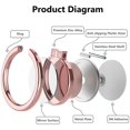 thumbnail image 4 of Mirror Finger Ring Holder, Cell Phone Ring Stand Holder 360°Rotation Case Ring Grip Mount for iPhone 7/7 Plus, Galaxy S8/S8 Plus and Other Smartphones, 4 of 8