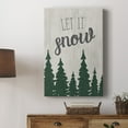 thumbnail image 5 of Let It Snow Forest Premium Gallery Wrapped Canvas - Ready to Hang, 5 of 9