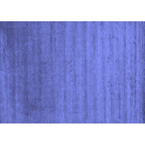 Ahgly Company Indoor Rectangle Abstract Blue Contemporary Area Rugs, 8' x 10'