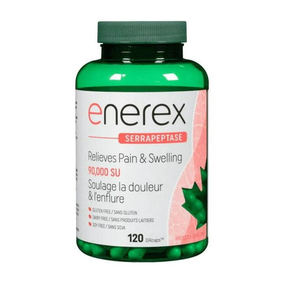 Enerex - Serrapeptase 90 000 SU, 120 Gélules