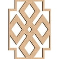 thumbnail image 3 of Ekena Millwork 23 3/8"W x 23 3/8"H x 3/8"T Large Blendon Decorative Fretwork Wood Wall Panels, Hickory, 3 of 6