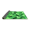 thumbnail image 2 of Ahgly Company Indoor Round Abstract Green Modern Area Rugs, 5' Round, 2 of 4
