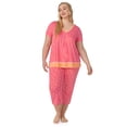 thumbnail image 7 of Secret Treasures Women’s Sleepwear 2-Piece Knit Short Sleeve Top and Pant Pajama Set, Sizes XS-3X, 7 of 7