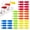 Multicolor, variant on Wrap-It Storage Cable Labels - Write-On Cord Labels and Wire Tags for Cable Management, Cords and Electronics - Medium Multi-Color (40 Pack)
