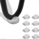 thumbnail image 2 of 8 Pcs Furniture Protector Floor Chair Feet Pads Hairpin Table Leg Protectors Furniture Leg Coasters Non Slip Table Feet Guards, 2 of 3