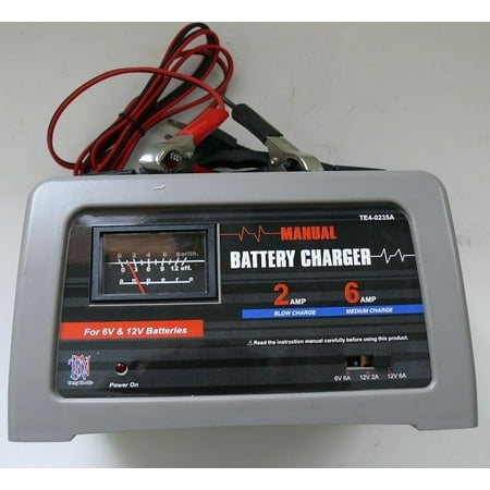 12V & 6V Automatic 6 AMP Portable Battery Charger Car Boat Motorbike (Best Motorbike Battery Charger)