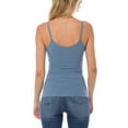 thumbnail image 5 of MixMatchy Women's Solid Sleeveless Rib Knit Scoop Neck Stretch Tank Top, 5 of 5