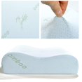 thumbnail image 3 of 40X25cm Sleeping Bammbo Memory Orthopedic Latex Neck Pillow Massager, 3 of 5