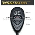 thumbnail image 2 of Indoor Pet Electric Heating Pad, Petfactors 7-Level Controller DC15.6V Low Voltage Safety Waterproof Heated Bed with Thermostat and Adapter, Removable and Washable Fleece Cover for Easy Maintenance, 2 of 7
