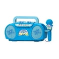 thumbnail image 1 of Micrófono para niños, máquina de karaoke, minialtavoz, regalos de cumpleaños, portátil, educativo Azul, 1 of 9