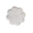 thumbnail image 4 of Scallop Tray Decorative White Marble Round Tray Floral Platter - Table Centrepiece for Home Decor, Kitchen & Dinning or Vanity, 4 of 8