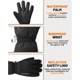 thumbnail image 4 of Guantes de esquí GXCROR impermeables y cálidos para hombre y mujer, 4 of 7