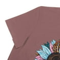 thumbnail image 6 of XCHQRTI Sunflower Shirt Graphic Tees Women Tshirts Short Sleeve Tops Crew Neck Ladies Patriotic Tee Clothes, 6 of 6
