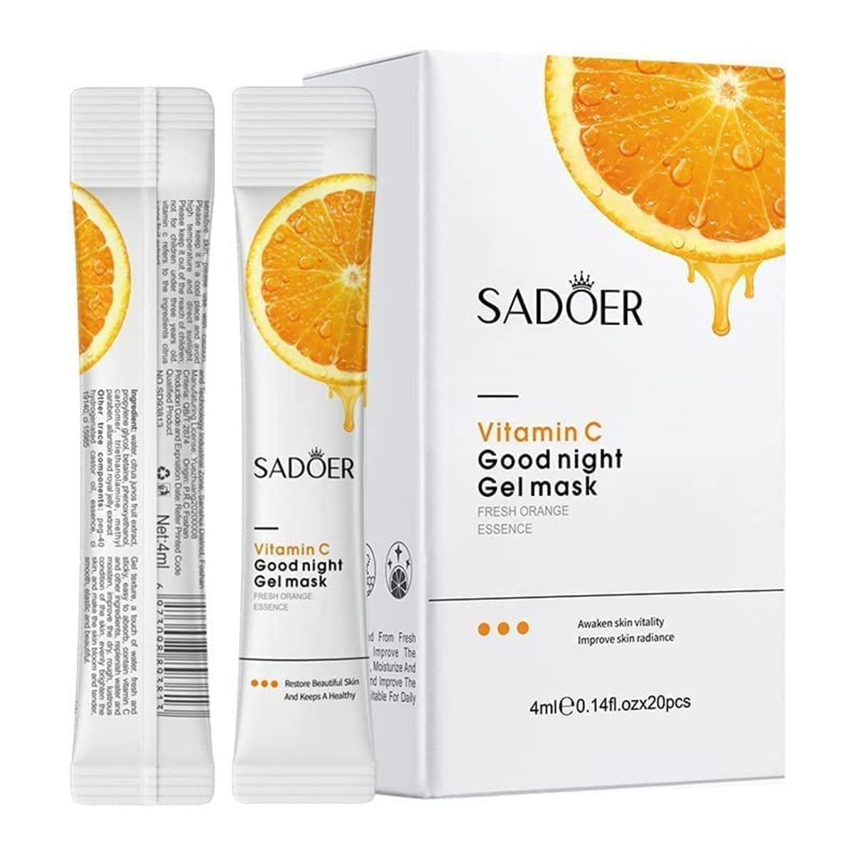 SADOER Deep Cleansing Mask Moisturizing Restorative Daub Mask/Vitamin C ...