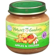 Nature's Goodness: Apples & Chicken Baby Food, 4 Oz