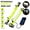 green, variant on SAISI Rechargeable Magnetic COB LED Mechanic Work Light, 5 Lighting Modes Portable Inspection Lamp for Car Garage Camping Emergency