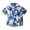 Blue, variant on Esaierr Baby Boys Summer Short Sleeve Shirt for 1-6 Years Kids Printed Coconut Beach Tops Toddler Lapel Dress Shirt for Boys