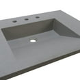 thumbnail image 3 of Bellaterra Home CT3122-DG 31 in. Single Concrete Ramp Sink, Dark Gray, 3 of 7
