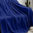 thumbnail image 5 of Btomtd 80"x90" Fleece Throw Blanket Flannel Plush Blanket Thick Small Blanket Warming Blanket for Household and Office Nap Use Soft Blanket, Navy-L, 5 of 6