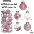 thumbnail image 5 of Christmas Tree Decorations 30ct Christmas Ball Ornaments Shatterproof Xmas Tree Hanging Balls Decorations Perfect for Halloween Decorations Holiday Wedding Christmas Decor(2.36", Pink), 5 of 6