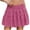 Hot Pink, variant on Black Skirt Fashion Solid Color Fold Elastic Waist Casual Mini Skirt Summer Sexy Short Skirts for Women
