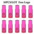 thumbnail image 1 of 10 Pcs/lot Clé USB 2.0, Carte Mémoire Flash 32 Go Pendrive 64 Go, Clé USB 4 Go 8 Go 16 Go, Logo Gratuit, 1 of 10