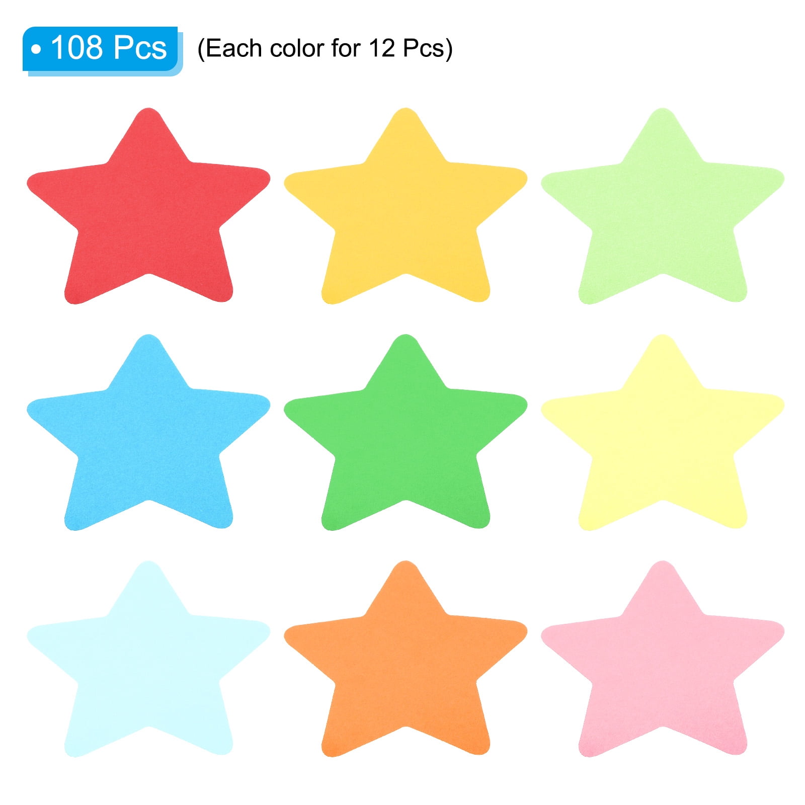 Unique Bargains Cutouts Bulletin Board Paper Cut Outs Decorations for DIY Crafts ["Star"]