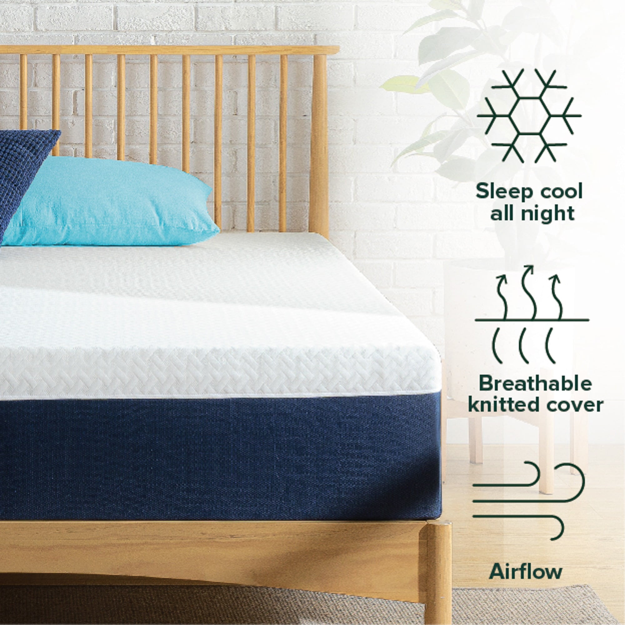 Zinus inch Cooling Comfort Hybrid Mattress