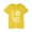 Yellow, variant on GERsome Crewneck Cotton Shirt for Toddler Boy Girl, Cute Graphic Short Sleeve Tshirt for Kids, Summer Soft Cotton Tops, Sizes 3-10 Years, 1-Pack