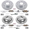 thumbnail image 3 of PowerStop Front and Rear Z26 Street Warrior Carbon-Fiber Ceramic Brake Pad and Drilled and Slotted Rotor Kit Fits: BMW Select Models K873-26, 3 of 9