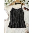 thumbnail image 3 of Women's Gold Sequin Camisole Tank Top, V-Neck, Sexy for Outerwear or Layering, Sparkly Top for Clubbing or Dates, 3 of 3