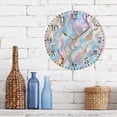 thumbnail image 3 of 10" Artistic Round Wall Decorative Desk Clock Wall Clock Home Decor Colorful Patterns, 3 of 6