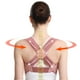 thumbnail image 2 of Corrector de postura de espalda Invisible, cinturón de soporte ajustable para columna vertebral, hombros y lumbares, corrección de postura para mujeres, 2 of 4