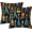 Colorful Guitar, variant on Unique Geometric Throw Pillow Cover Case Trendy Boho Throw Pillows Set of 2 Super Soft Pillow Covers 18x18 Inches Farmhouse Home Decor for Living Room Bedroom Sofa Couch Cushion Cover