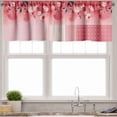 thumbnail image 2 of Ambesonne Blushy Floral Valance & Curtain 3 Pcs Set, Dreamy Spring Gentle, 55"x45", Rose Pastel Pink, 2 of 7