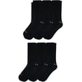 thumbnail image 1 of OTECKA Unisex Basic Crew Socks with Moisture-Wicking - Cushion Comfort Crew Socks, Black- 6 Packs, Large-X-Large, 1 of 1