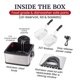 thumbnail image 4 of Freidora eléctrica Elite Gourmet de 4,5 qt con doble cesta, 1700 W, 4 of 8