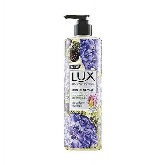 Lux Botanicals Skin Renewal Body Wash with Geranium Oil & Fig Extract for Women, 450 ml