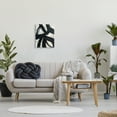 thumbnail image 2 of Stupell Industries Dynamic Modern Black Paint Strokes Bold Abstract Painting Gallery Wrapped Canvas Print Wall Art, Design by Susan Jill, 2 of 6